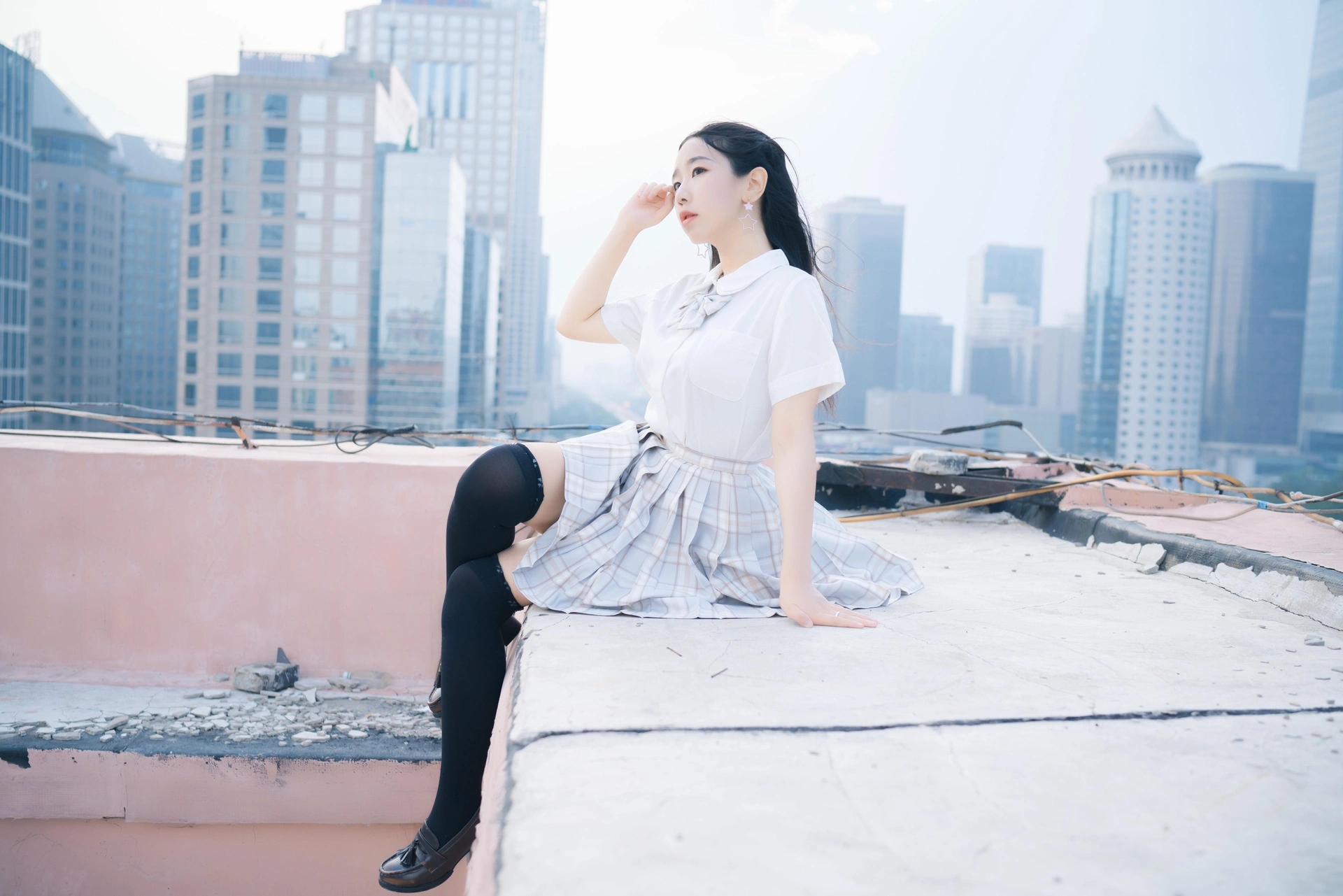 NO.039 穆零Mu0 - 008 - 天台JK 2