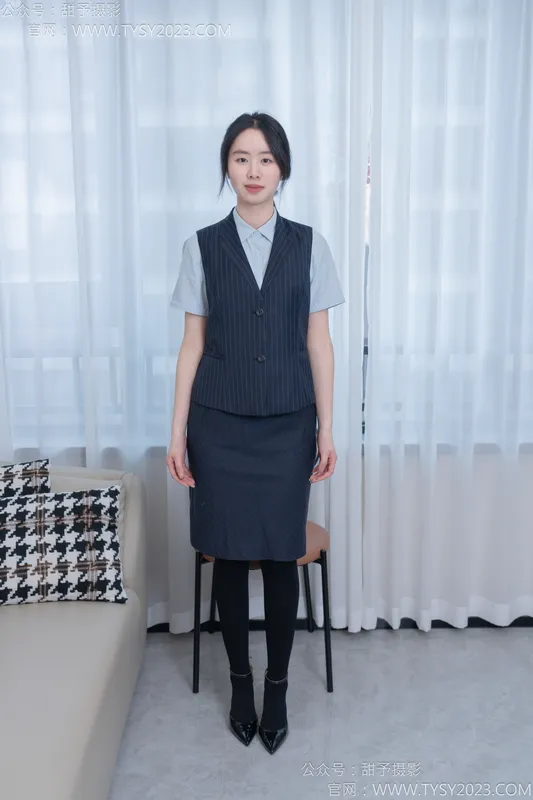 甜予摄影 No.187 知知-高跟鞋、厚黑丝 - 甜予摄影